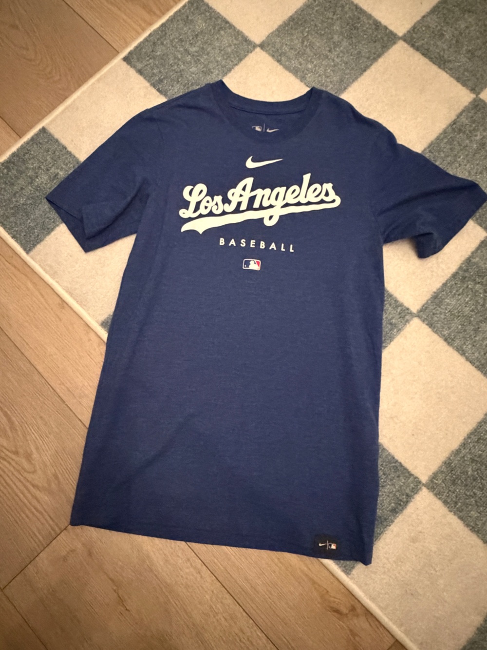 Nike Navy Los Angeles Dodgers Baseball Graphic Tee NWOT